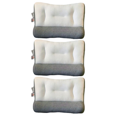 7822 Shop 生活選物 反牽引頸椎枕頭 大號，白色款，100%聚酯纖維, 65 x 48cm, 白色, 3個