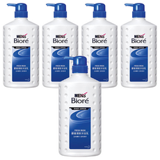 MEN's Biore 男性沐浴乳 麝香 750ml, 5瓶