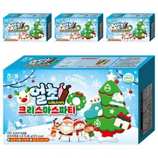 Haitai Confectionery Eolcho 聖誕派對巧克力製作組 66g, 托盤+棒 3根+管 8個, 4組