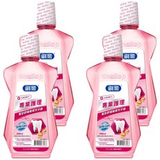 Shallop 刷樂 專業護理漱口水 抗敏感, 500ml, 4個