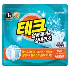 테크 파워 시트 세제 실내건조 프레쉬, 15매입, 1개
