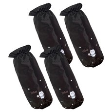 Le Avants 防水袖套 4入, 黑色