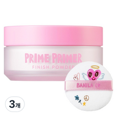BANILA CO 芭妮蘭 Prime Primer蜜粉 I Scream Colour聯名版 12g, 3盒, 無色