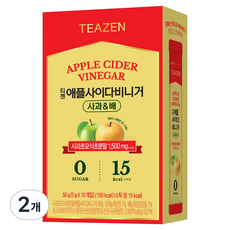 TEAZEN 茶禪 蘋果醋 蘋果梨 10入, 50g, 2個
