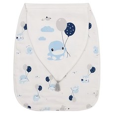 KU.KU Duckbill 酷咕鴨 夢想氣球墊背吸汗巾, 酷涼煥彩藍, 1件