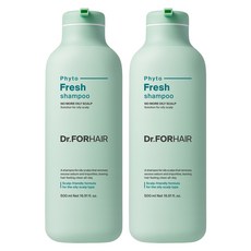 Dr.FORHAIR 油性頭皮深層清潔Phyto Fresh洗髮精, 2個, 500ml