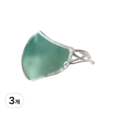 하하비샵 파스텔 코코 컬러 방수 마스크 S, 1개입, 3개, 민트