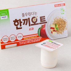 아이러브요거트 풀무원다논 한끼오트 사과, 100g, 8개입, 1개