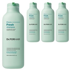 닥터포헤어 지성두피 딥 클렌징 피토프레시 샴푸, 500ml, 4개