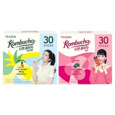 티젠 콤부차 파인애플 5g x 30p + 베리 5g x 30p 세트, 1세트