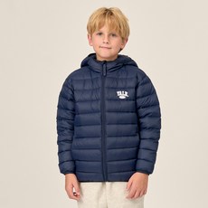 YALE KIDS 青少年兒童款 Yale 連帽輕量羽絨絎縫夾克 YJCPJPD43153