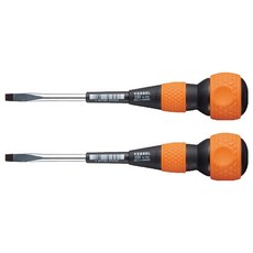 VESSEL Tools 專業一字螺絲起子 220V 100mm, 2個