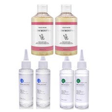 小分子1%玻尿酸液 100ml 2入+花椰菜萃取液 100ml 2入+精萃玫瑰水 250ml 2入, 1套