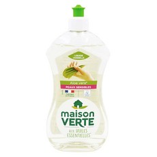 maison VERTE 蘆薈敏肌精油洗碗精, 500ml, 1瓶