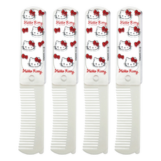 beautyhome 三麗鷗折疊梳鏡, 4個, Hello Kitty