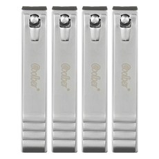 GOODCHANGE 霧面一字型腳指甲剪, 4個, 混合顏色