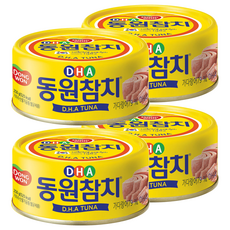 동원참치 DHA 통조림, 250g, 4개