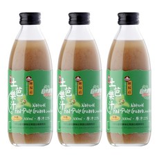 陳稼莊 即飲紅心土芭樂汁, 無添加起雲劑, 300ml, 3瓶