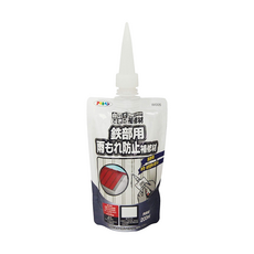ASAHIPEN 朝日塗料 金屬製品 鐵皮屋洞孔防水補修劑 200ml 白色, 1包
