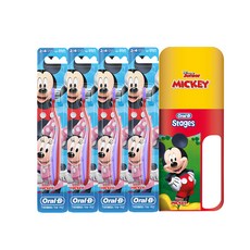 Oral-B 歐樂B Stages兒童牙刷組 第2階段+牙刷杯, 1組