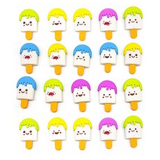 Blumato 迷你冰淇淋橡皮擦 8 20p, 隨機出貨, 1套