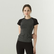 SPICA 拼色短袖瑜珈T恤 SPA502