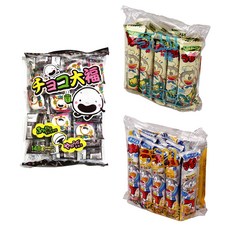 UMAIBO 派對零食組, 巧克力口味棉花糖 5g 28入+玉米濃湯口味玉米棒 6g 15入+起司口味玉米棒 6g 15入, 1組