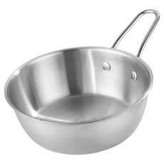 正304韓式帶柄多用碗 12cm, 1組, Silver
