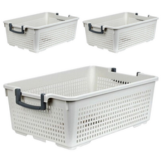 手提籃, 3個, 白色