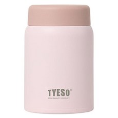 TYESO 泰碩 316不鏽鋼小時光悶燒杯, 淺粉色, 1個, 280ml