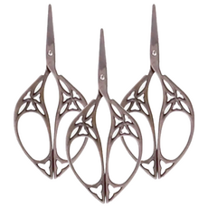 Posh Living 復古懷舊小剪刀，尺寸約4 x 10cm，不鏽鋼材質，日本設計, 古銅色, 3個