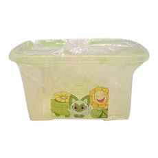 T'S FACTORY Pokemon 塑膠手提籃, 綠色, 1個