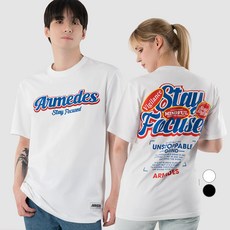 아르메데스 면 20수 아트 그래픽 통기성 반팔 티셔츠 AR-1009