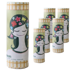 Bebesom 捲洗碗布 可洗廚房洗碗布 小號, 40入, 6個