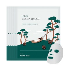 라운드랩 소나무 진정 시카 겔 마스크 31g, 1개입, 5개