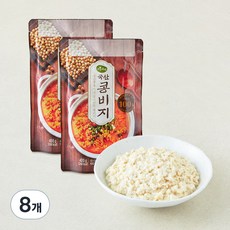 맑은물에 국산 콩비지, 400g, 8개