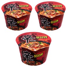 신라면 볶음면 큰사발 103g, 3개