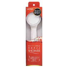 Takagi 日本淨水SHOWER蓮蓬頭, 白色, 1個