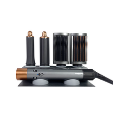 Haean 吹風機架, 金屬灰(矽膠工具 淺灰色), 1個