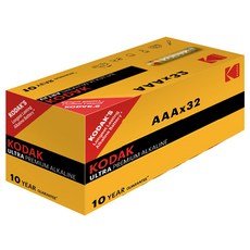 KODAK 柯達 ULTRA PREMIUM 鹼性AAA電池, 32入, 1個
