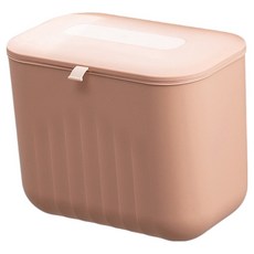 ILIFE 廚房浴室壁掛垃圾桶 7L 4個, 櫻花粉, 26 x 16 x 21cm