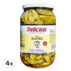 델리시아스케이퍼 할라피뇨 슬라이스, 980g, 4개