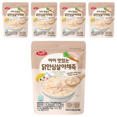 베베스트 아이 맛있는 닭안심살 야채죽, 닭고기, 5개, 150g