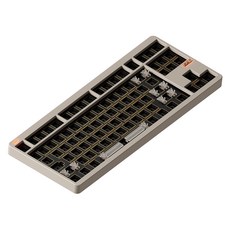 누피 베어본 기계식 커스텀 DIY키트 유무선 알루미늄 텐키리스 키보드, 코스믹 모카, GEM80B, 제조사축