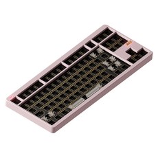 누피 베어본 기계식 커스텀 DIY키트 유무선 알루미늄 텐키리스 키보드, 잉카 로즈, GEM80B, 제조사축