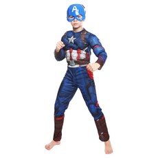 萬聖節男童變裝服送面具 L碼