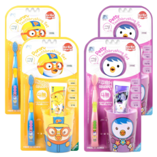 Pororo and Chika Chika 幼兒刷牙套組 Pororo+Patty, 2套