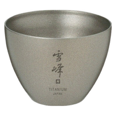 snow peak 雪諾必克 雙層鈦金屬清酒杯 55ml, TW-020, 1個