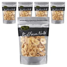 RichFarm Nuts 香蕉脆片, 600g, 5個