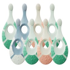 조르단 그린클린 베이비 스텝 1단계 칫솔, 랜덤발송, 8개입, 1세트